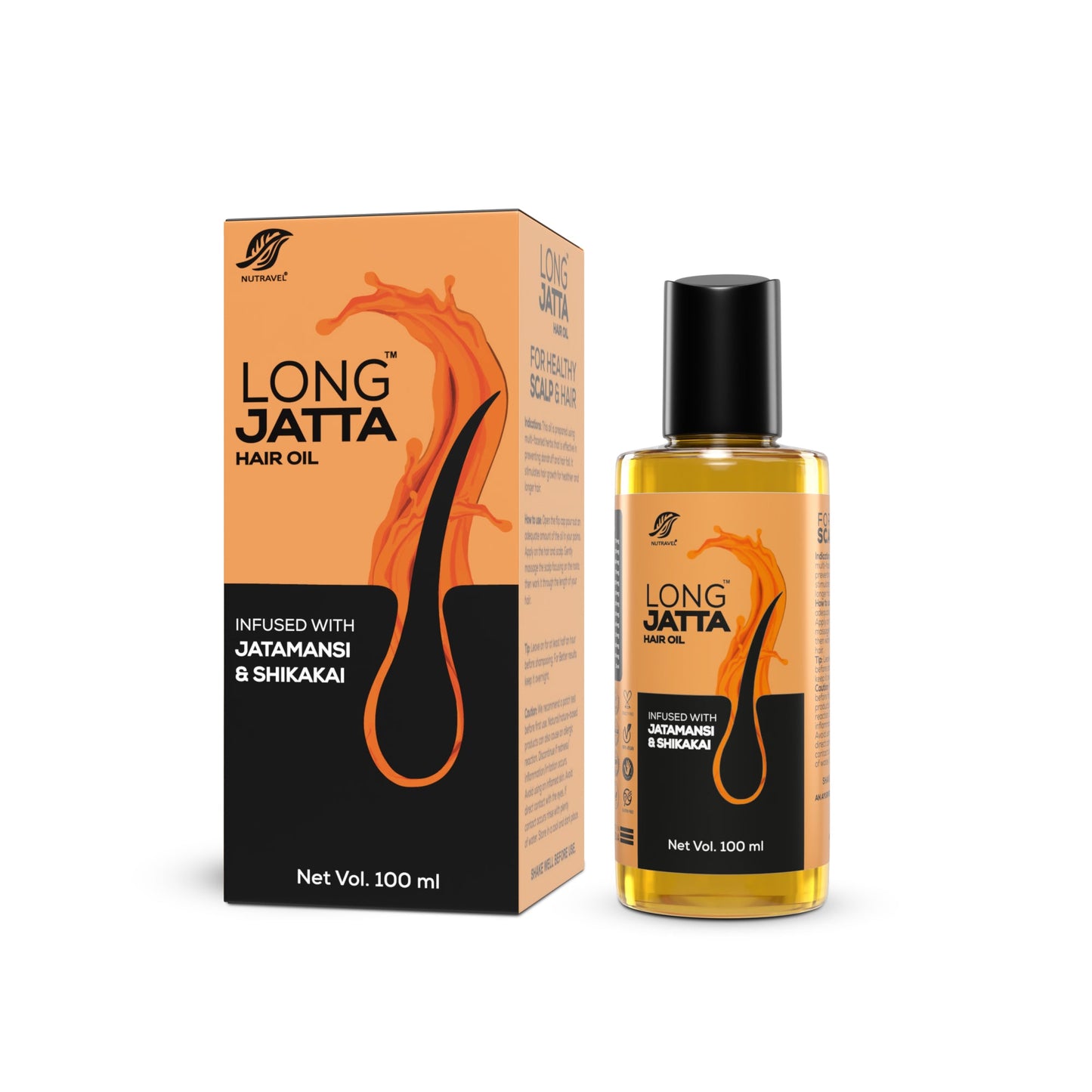 Long Jatta Ayurvedic Hair Oil